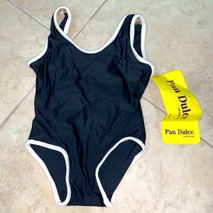 NWT Pan Dulce Swimwear: One Piece Baiting Suit, Size 2T